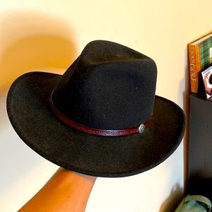 Black Stetson Crushable Cowboy Hat